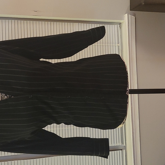 Apparenza V-Neck Button Down Blouse - Picture 2 of 8